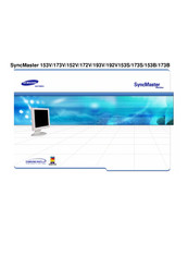 Samsung SyncMaster 192V153S Gebruikershandleiding