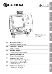 Gardena MultiControl duo Gebruiksaanwijzing