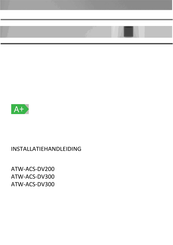 Mitsubishi Electric ATW-ACS-DV300 Installatiehandleiding