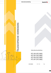 Haulotte HTL 4014 Gebruikershandleiding