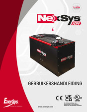 EnerSys NexSys iON Gebruikershandleiding