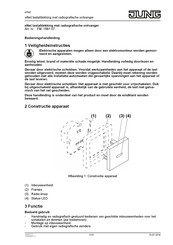 Jung eNet FM 1561.07 Series Bedieningshandleiding