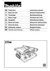 Makita 2704 Gebruiksaanwijzing