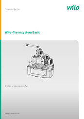 Wilo Wilo-Trennsystem Basic Inbouw- En Bedieningsvoorschriften