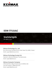 Edimax EEW-7711ULC Snelstartgids