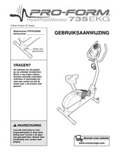 ICON Health & Fitness Pro-Form 735 EKG Gebruiksaanwijzing