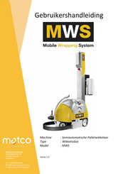 Matco MWS Gebruikershandleiding