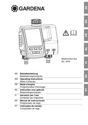 Gardena MultiControl duo Instructies Voor Gebruik