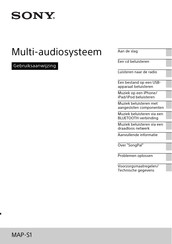 Sony MAP-S1 Gebruiksaanwijzing