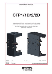 Lincoln Electric CTP2D Gebruiksaanwijzing