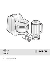 Bosch MUM46 Series Gebruiksaanwijzing