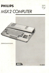 Philips MSX2 COMPUTER VG 8235 Gebruiksaanwijzing