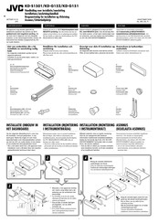 JVC KD-G151 Handleiding Voor Installatie En Aansluiting