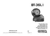 BEGLEC Briteq BT-36L1 Gebruiksaanwijzing