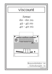 Viscount Sonus 45 DLX Gebruikersgids