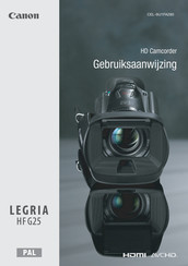 Canon LEGRIA HF G25 Gebruiksaanwijzing