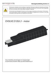 Henderson Evolve L1 Montagehandleiding