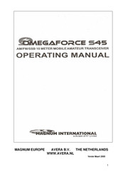 Magnum International OMEGAFORCE S45 Handleiding