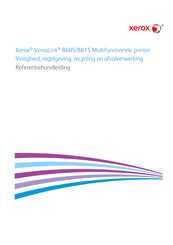 Xerox VersaLink B605 Referentiehandleiding