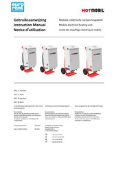 Hotmobil MEZ 36 Standard Gebruiksaanwijzing