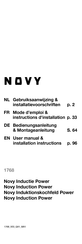 Novy Inductie Power 1768 Gebruiksaanwijzing En Installatievoorschriften