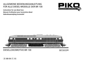 PIKO BR 130 Gebruiksaanwijzing