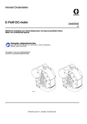 Graco E-Flo DC EM0022 Bediening, Onderdelen, Reparatie