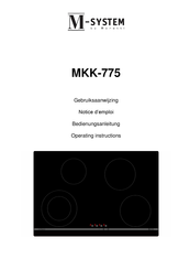 BORETTI M-system MKK-775 Gebruiksaanwijzing