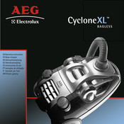 Electrolux AEG Cyclone XL Bagless Gebruiksaanwijzing