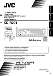 JVC KD-R201 Gebruiksaanwijzing