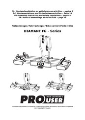 pro user 91764 Montagehandleiding En Veiligheidsvoorschriften