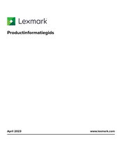 Lexmark CS622 Producthandleiding