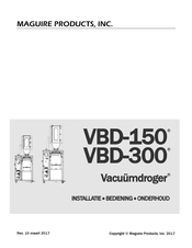 Maguire Products VBD-150 Installatiehandleiding