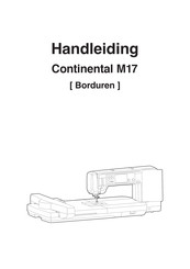 Janome Continental M17 Handleiding