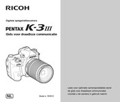 Ricoh PENTAX K-3 III Gebruikersgids