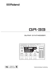 Roland GR-33 Handleiding