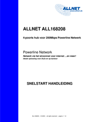 Allnet ALL168208 Handleiding