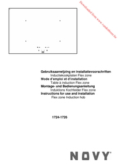 Novy 1724 Gebruiksaanwijzing