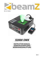 Beamz S2000 DMX Gebruiksaanwijzing