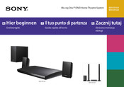 Sony BDV-EF220 Snelstartgids