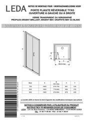 Leda TYXO 700 Montagehandleiding
