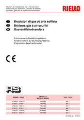 Riello RS 44 MZ Installatie-, Gebruiks- En Onderhoudsvoorschriften