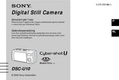 Sony Cyber-shot DSC-U10 Gebruiksaanwijzing