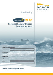 Ocean Signal PLB3 Handleiding