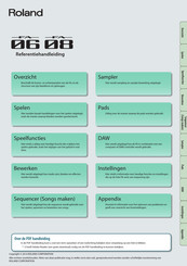 Roland FA 08 Referentiehandleiding