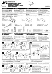 JVC KD-SHX751 Handleiding Voor Installatie En Aansluiting