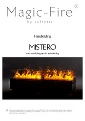 safretti Magic-Fire MISTERO Handleiding