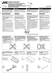 JVC KD-BT12 Handleiding Voor Installatie En Aansluiting