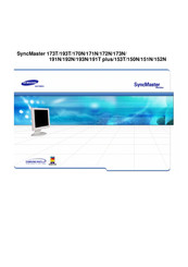 Samsung SyncMaster 152N Handleiding