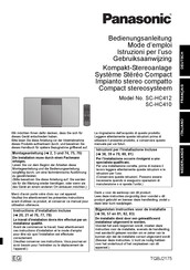 Panasonic SC-HC412 Gebruiksaanwijzing